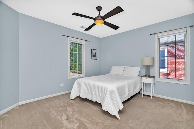 2319 Hutchison Rd, Flossmoor, IL 60422 - bedroom featuring carpet and ceiling fan