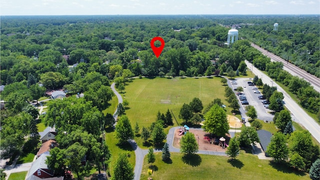 2319 Hutchison Rd, Flossmoor, IL 60422 - bird's eye view of a forest