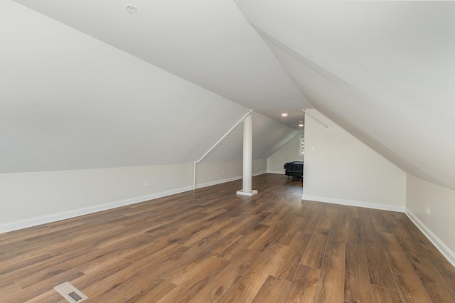 8954 Southfield Dr, Bridgeview, IL 60455 - additional living space with lofted ceiling and wood finished floors