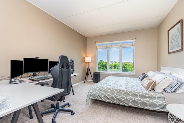 1199 E Port Clinton Rd Unit 305, Vernon Hills, IL 60061 - carpeted bedroom featuring a desk and baseboards
