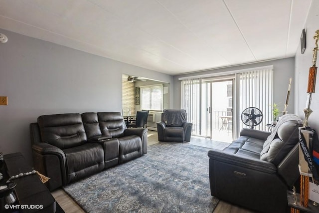 6530 W 94th Pl Unit 2A, Oak Lawn, IL 60453 - living area with wood finished floors