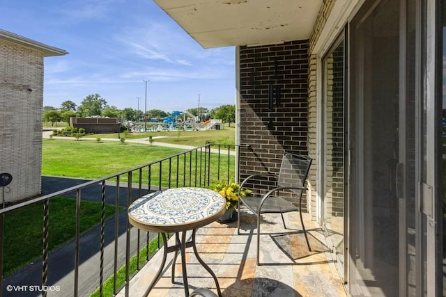 6530 W 94th Pl Unit 2A, Oak Lawn, IL 60453 - view of balcony