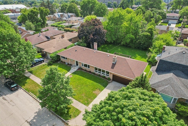 7248 N Kildare Ave, Lincolnwood, IL 60712 - aerial perspective of suburban area