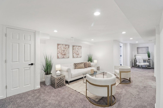 7248 N Kildare Ave, Lincolnwood, IL 60712 - living room with carpet and recessed lighting