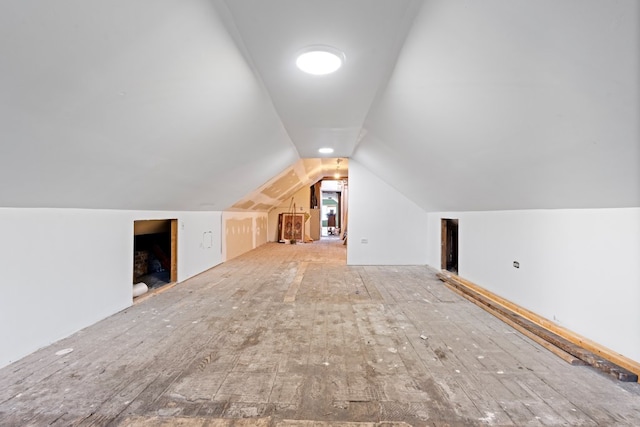 2713 W 24th Pl, Chicago, IL 60608 - additional living space with vaulted ceiling