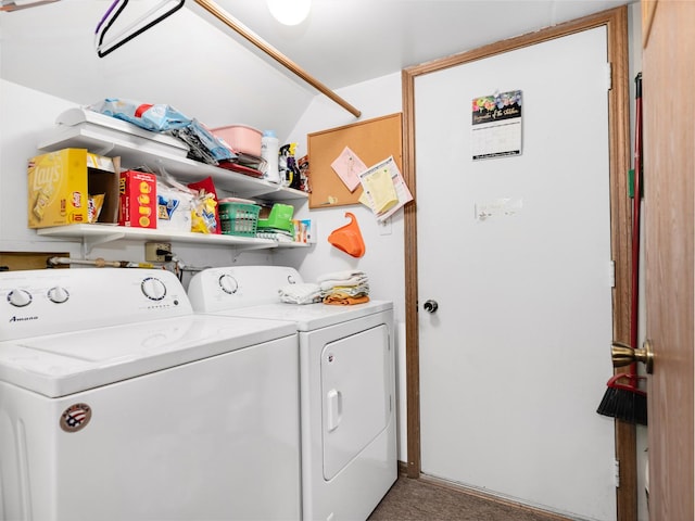 33 E Hickory St Unit A, Lombard, IL 60148 - laundry room with washing machine and clothes dryer and carpet