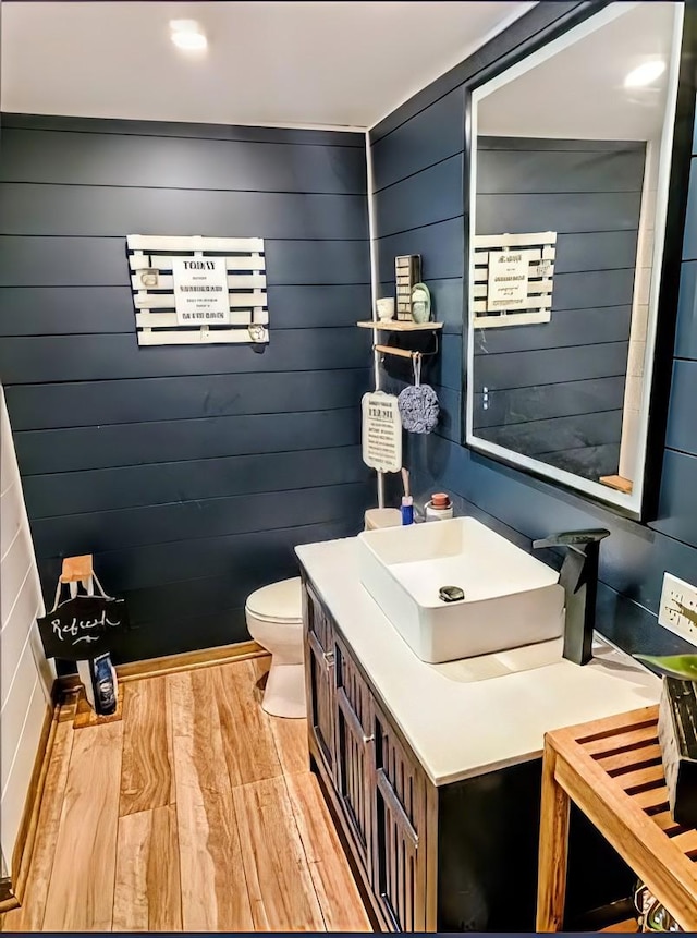 1274 N Cooper Rd, New Lenox, IL 60451 - half bath featuring wood finished floors and vanity