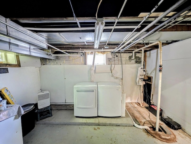 1274 N Cooper Rd, New Lenox, IL 60451 - below grade area with washing machine and dryer