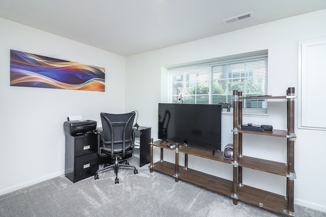 277 Lakeshore Dr, Oswego, IL 60543 - carpeted home office featuring baseboards