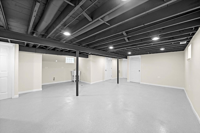 7133 S Honore St, Chicago, IL 60636 - basement featuring baseboards