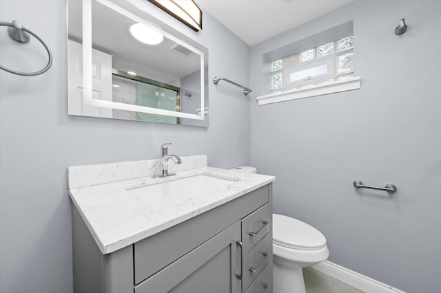 7133 S Honore St, Chicago, IL 60636 - bathroom with vanity and an enclosed shower