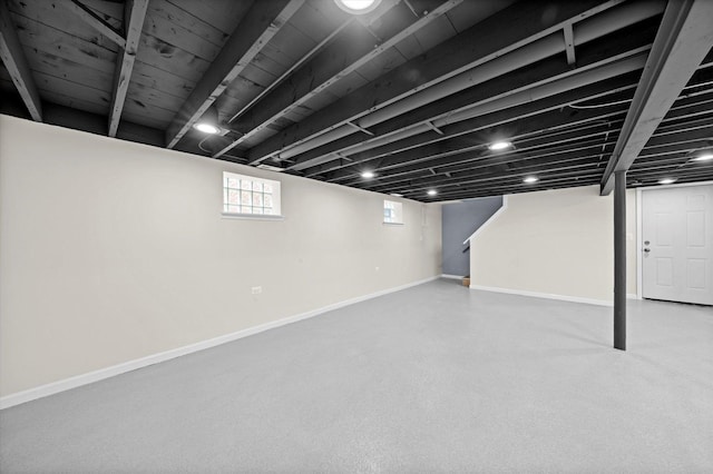 7133 S Honore St, Chicago, IL 60636 - basement with baseboards