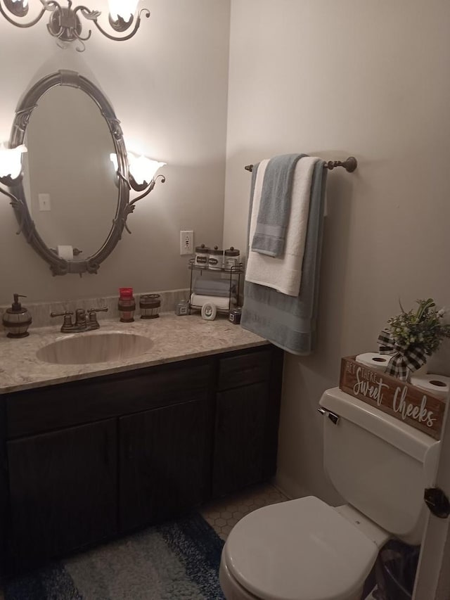 853 Greenbriar Ln, University Park, IL 60484 - half bath with toilet and vanity