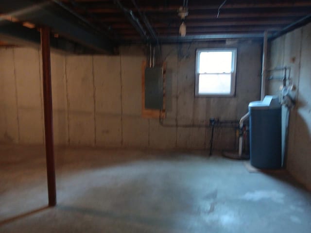 853 Greenbriar Ln, University Park, IL 60484 - basement with a water softener and electric panel