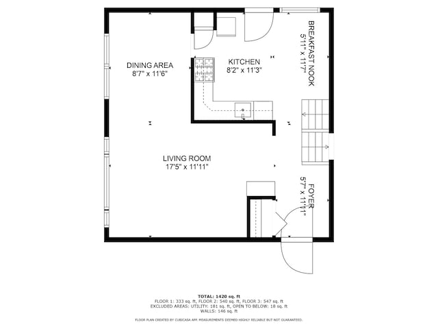 509 E Illinois St, Wheaton, IL 60187 - view of floor plan / room layout