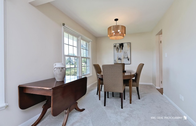 509 E Illinois St, Wheaton, IL 60187 - carpeted dining space featuring baseboards