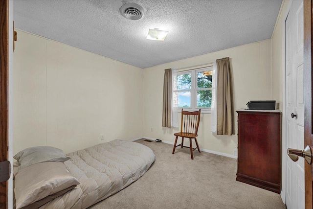 708 N 1950th Rd, Tonica, IL 61370 - bedroom with carpet flooring and a textured ceiling