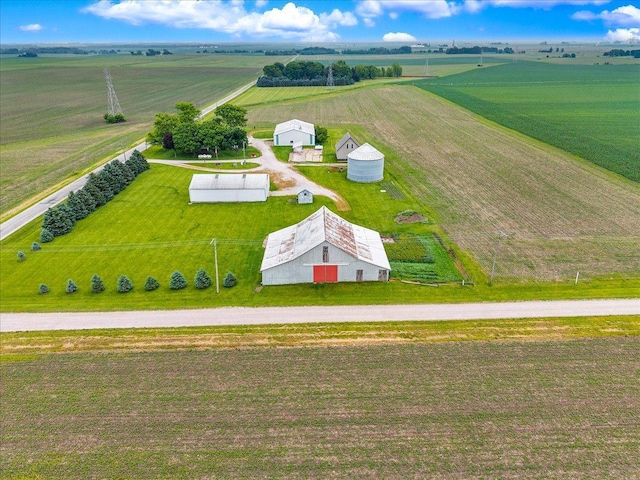 708 N 1950th Rd, Tonica, IL 61370 - aerial view of sparsely populated area featuring farmland