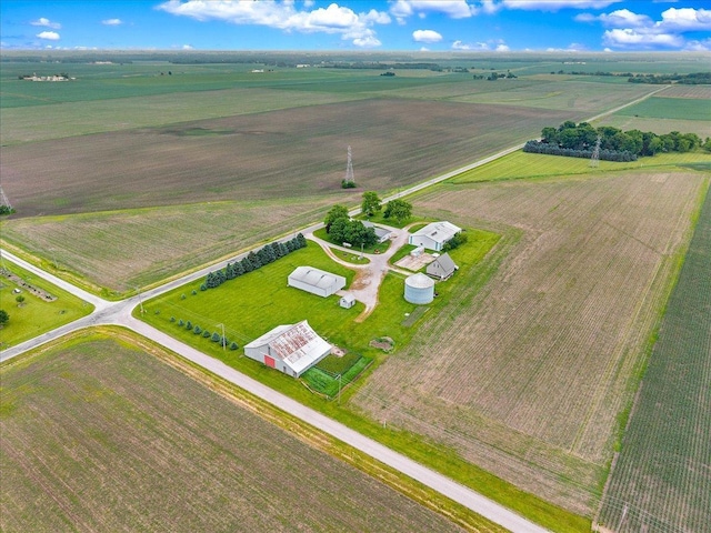 708 N 1950th Rd, Tonica, IL 61370 - aerial view of sparsely populated area with large plots for crops