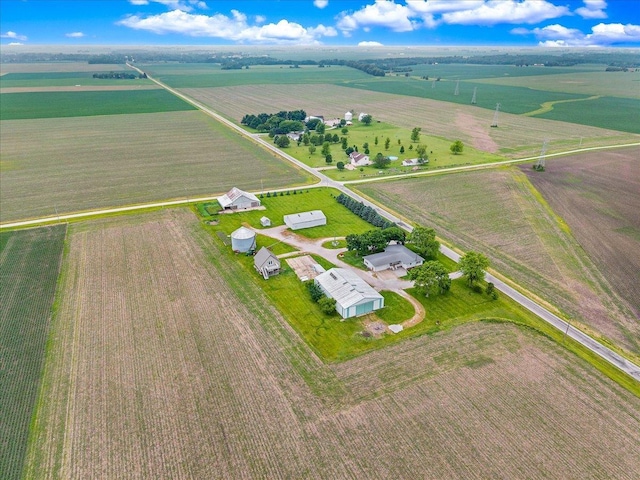 708 N 1950th Rd, Tonica, IL 61370 - aerial view of sparsely populated area featuring farmland