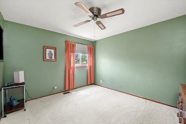 9242 Pembrooke Ln, Orland Park, IL 60462 - carpeted spare room featuring ceiling fan and baseboards
