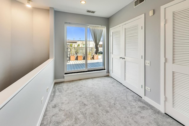 1223 W Cottage Pl, Chicago, IL 60607 - unfurnished bedroom featuring carpet flooring and recessed lighting