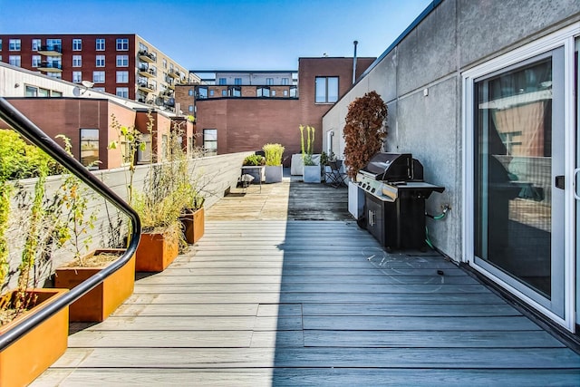 1223 W Cottage Pl, Chicago, IL 60607 - view of wooden terrace
