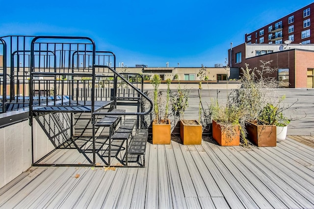 1223 W Cottage Pl, Chicago, IL 60607 - view of deck