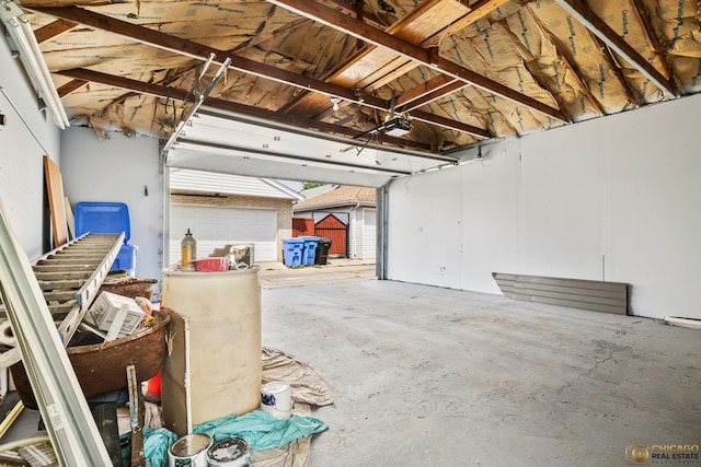 7220 S Spaulding Ave, Chicago, IL 60629 - garage featuring a garage door opener