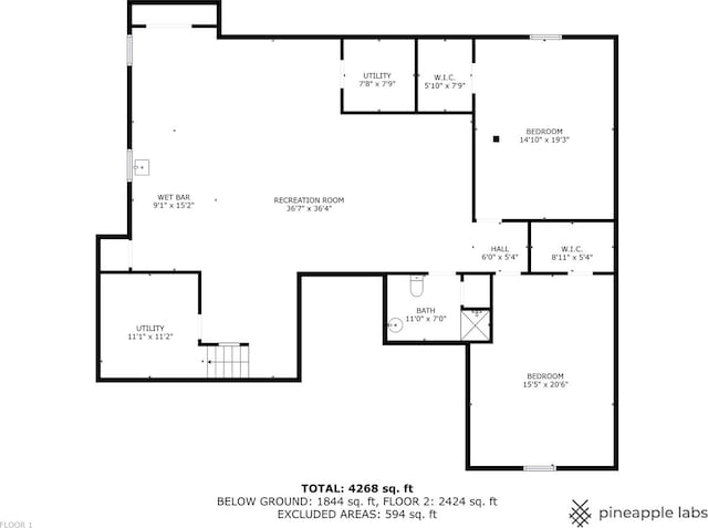 1060 Highland Ave, Lake Forest, IL 60045 - view of property floor plan