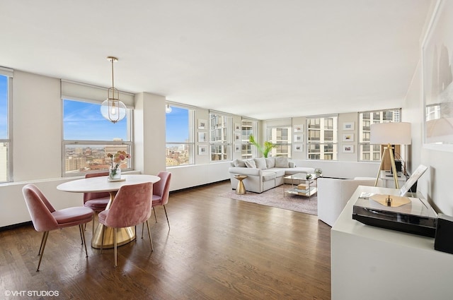 2626 N Lakeview Ave Unit 2012, Chicago, IL 60614 - dining space featuring wood finished floors