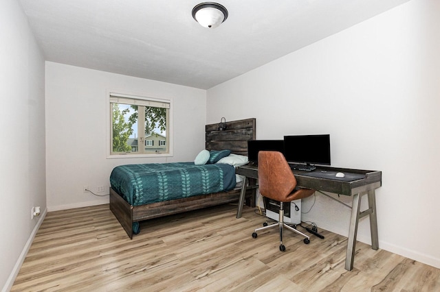 3020 Timber Hill Ct, Aurora, IL 60504 - bedroom with wood finished floors and a desk