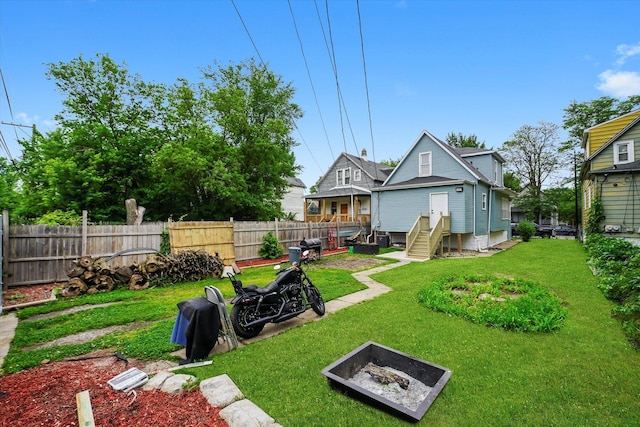 10554 S State St, Chicago, IL 60628 - view of yard with entry steps