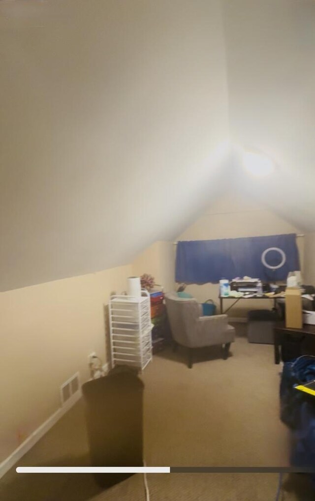 5341 S Aberdeen St, Chicago, IL 60609 - carpeted home office with lofted ceiling