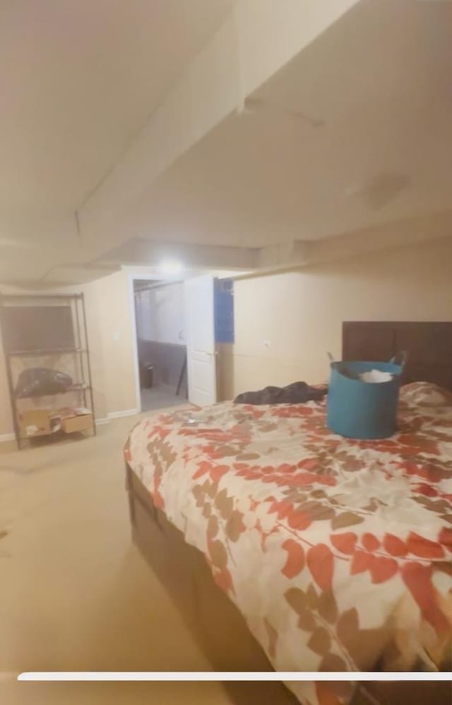 5341 S Aberdeen St, Chicago, IL 60609 - carpeted bedroom with baseboards