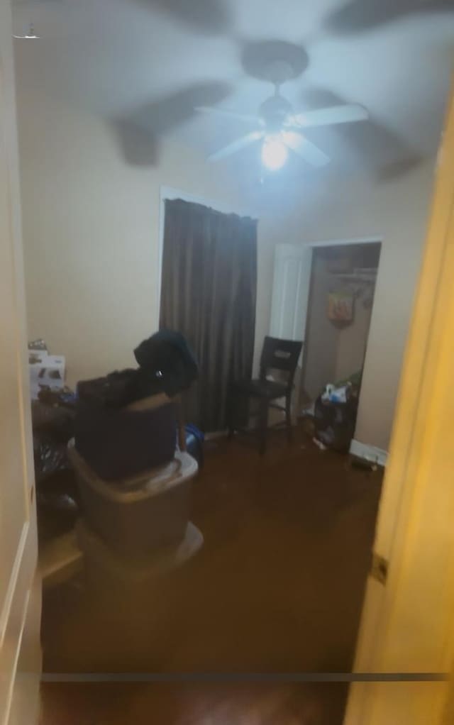 5341 S Aberdeen St, Chicago, IL 60609 - sitting room with ceiling fan