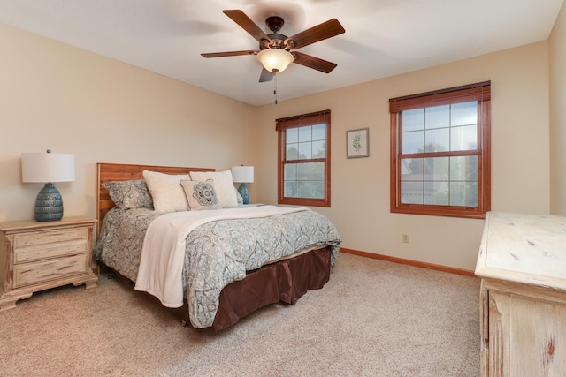 807 Eddy Rd, Bloomington, IL 61704 - bedroom featuring light carpet and ceiling fan
