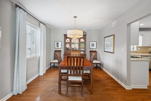 1923 N Carlyle Pl, Arlington Heights, IL 60004 - dining room featuring a chandelier and dark wood-style flooring