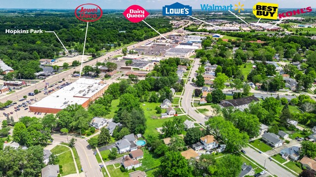 1321 N 14th St, Dekalb, IL 60115 - aerial view of property's location