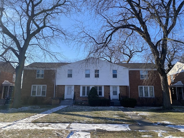 14201/2 Wentworth Ave, Calumet City, IL 60409 - view of front of house with brick siding and entry steps