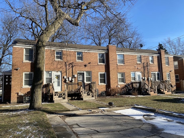 14201/2 Wentworth Ave, Calumet City, IL 60409 - rear view of property featuring brick siding