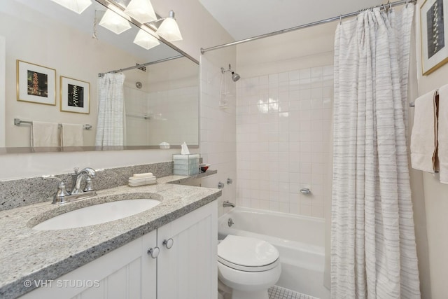1560 N Sandburg Ter Unit 915, Chicago, IL 60610 - full bathroom with shower / bath combo with shower curtain and vanity