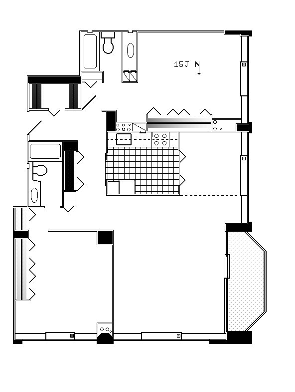 1560 N Sandburg Ter Unit 915, Chicago, IL 60610 - view of home floor plan