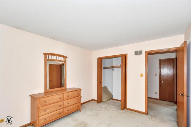 8820 Meadowview Dr, Orland Hills, IL 60487 - unfurnished bedroom with light colored carpet and a closet