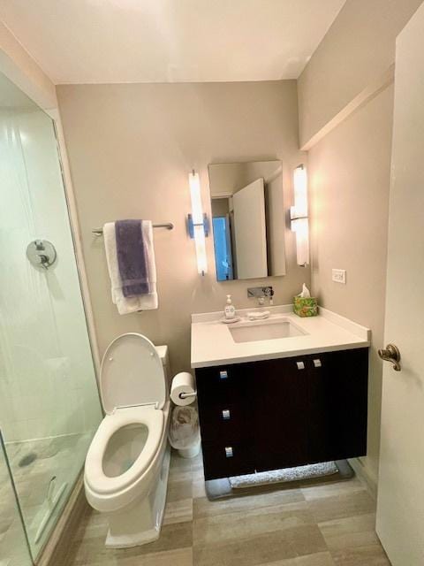 2800 N Lake Shore Dr Unit 1417, Chicago, IL 60657 - bathroom featuring vanity and a shower stall