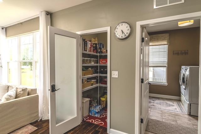 14924 S Case St, Plainfield, IL 60544 - pantry featuring washer and dryer