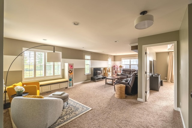 14924 S Case St, Plainfield, IL 60544 - living area with light colored carpet and recessed lighting