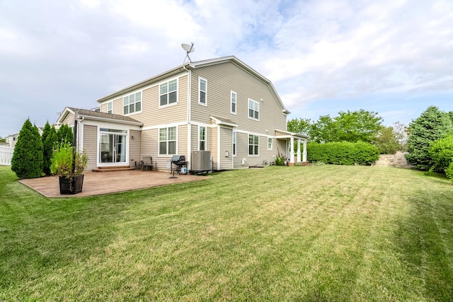 14924 S Case St, Plainfield, IL 60544 - back of house with a patio and a yard