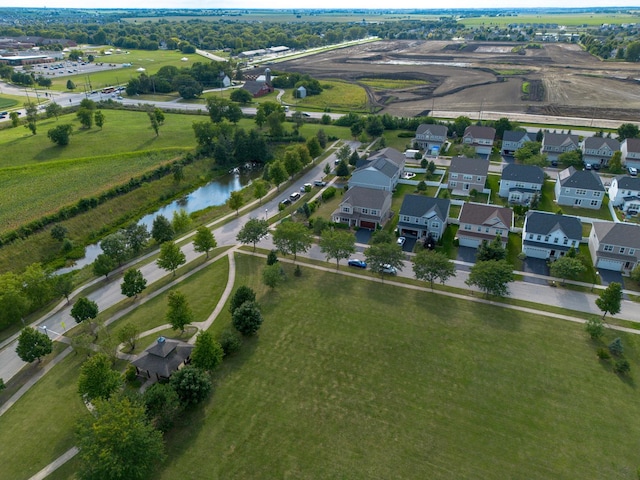 14924 S Case St, Plainfield, IL 60544 - aerial view of property and surrounding area featuring nearby suburban area and a nearby body of water