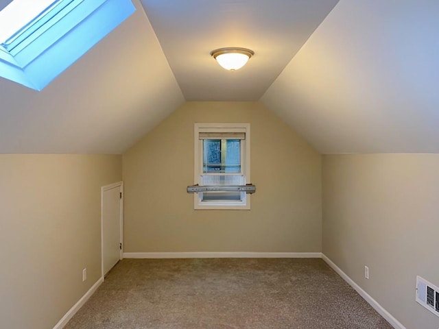1937 N Normandy Ave, Chicago, IL 60607 - bonus room featuring carpet flooring, vaulted ceiling, and a skylight